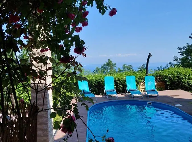 Milli With Panoramic Sea View ヴィラ *